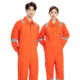 100% Cotton Reflective Coveralls-orange