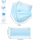 3-Ply High-Efficiency Filtration Disposable Protective Mask