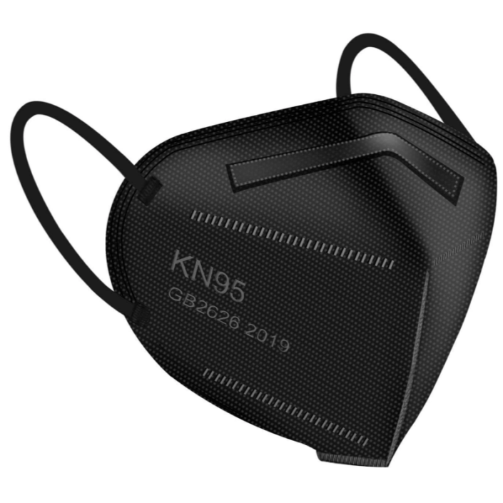 4-Ply KN95 High-Efficiency Protective Mask (EP-FR002)-black