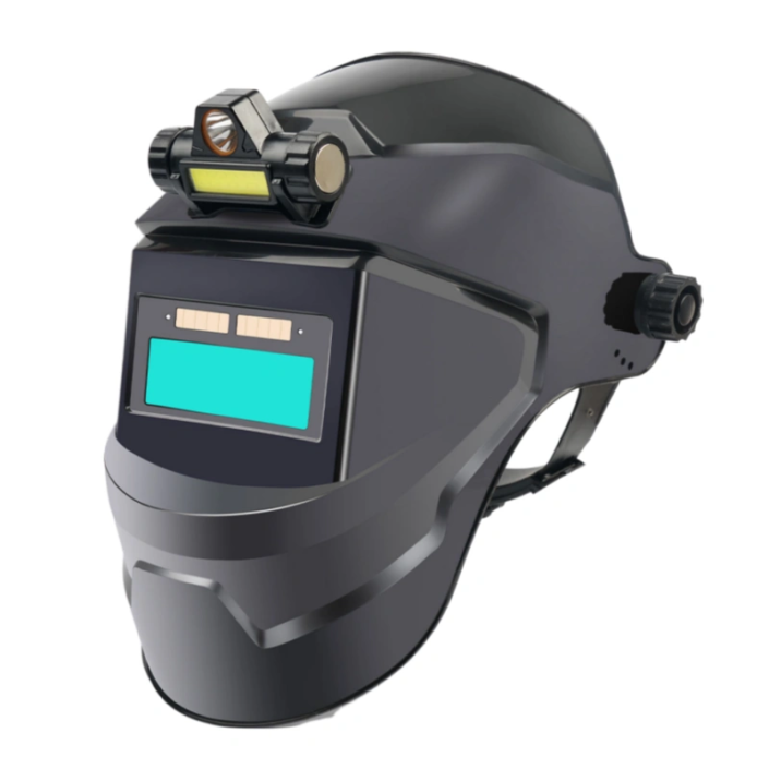 Auto-Darkening Welding Face Shield with LED Light (EP-FE009)