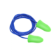 Bell Shaped Corded Foam Earplugs (EP-HR004)-blue green