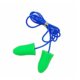 Bell Shaped Corded Foam Earplugs (EP-HR004)-green
