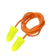 Bell Shaped Corded Foam Earplugs (EP-HR004)-yellow