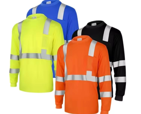 EP-BD007 ANSI Class 2 High Visibility Reflective Long Sleeve T-Shirt