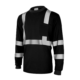 EP-BD007 ANSI Class 2 High Visibility Reflective Long Sleeve T-Shirt-Black