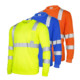 EP-BD007 ANSI Class 2 High Visibility Reflective Long Sleeve T-Shirt- three colors