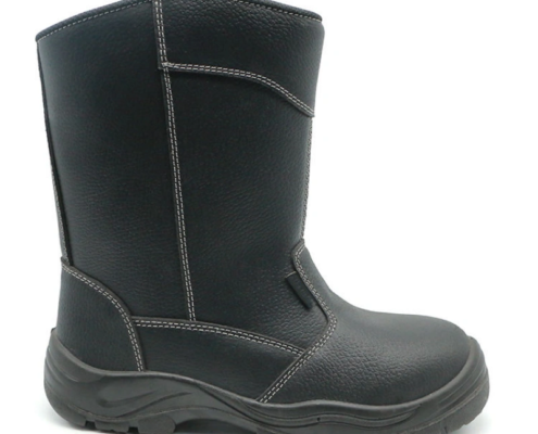 EP-FT006 Embossed Leather Anti-Static Safety Boots
