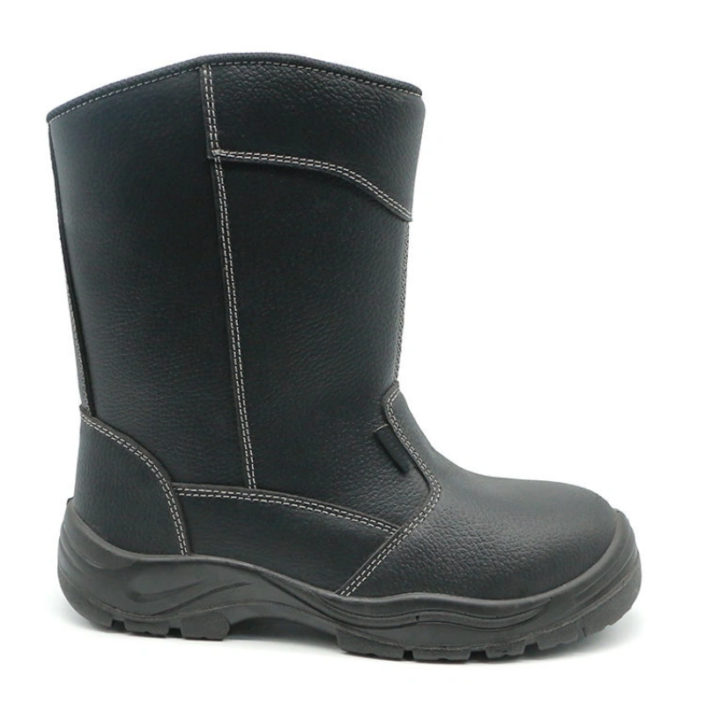 EP-FT006 Embossed Leather Anti-Static Safety Boots