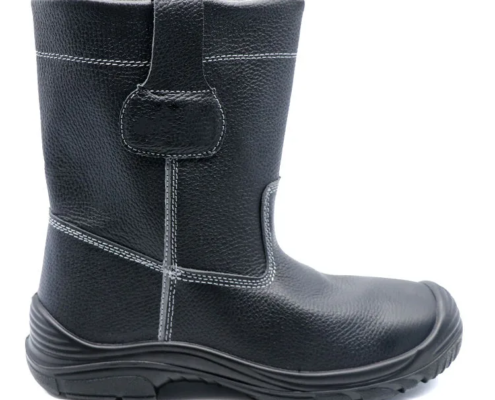 EP-FT009 High-Cut Embossed Leather Safety Boots-right