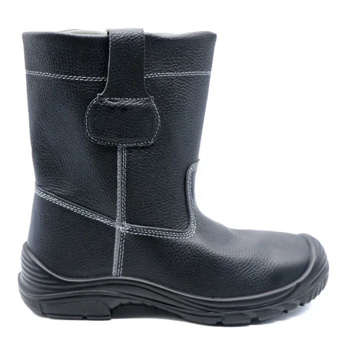 EP-FT009 High-Cut Embossed Leather Safety Boots-right