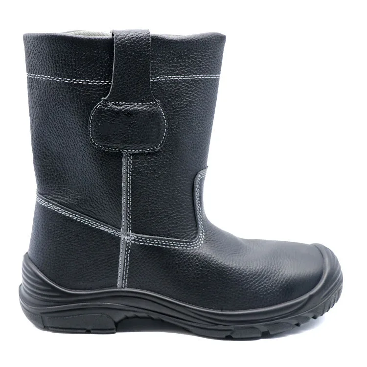 EP-FT009 High-Cut Embossed Leather Safety Boots-right