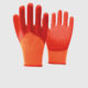 10 Gauge Wine Red Latex Half Coated Gloves