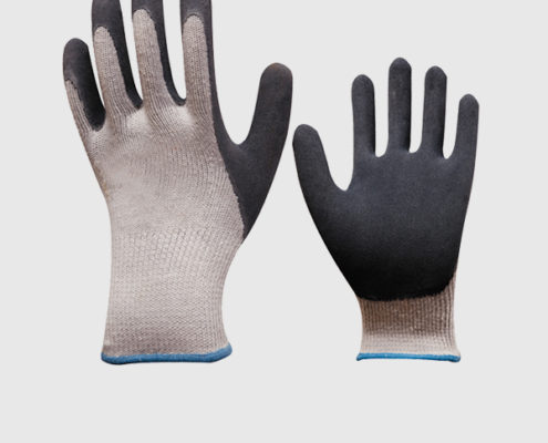 Latex Coated Work Gloves with Full Coated Thumb
