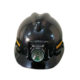 LED Safety Helmet with Warning Light for Mining & Construction (EP-HD005)-BLACK AND FRONT