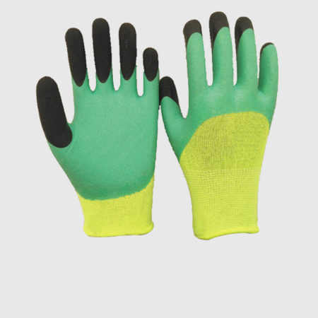 13 Gauge Latex Foam Coated Work Gloves with Finger Reiforced