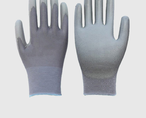Electronic Work Gloves, PU Coated Gloves