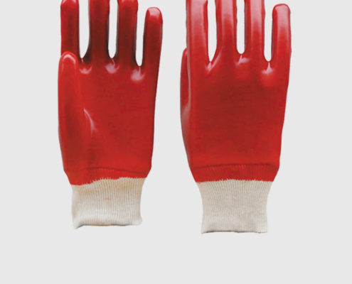 PVC Coated Chemical Work Gloves, Safety Gloves