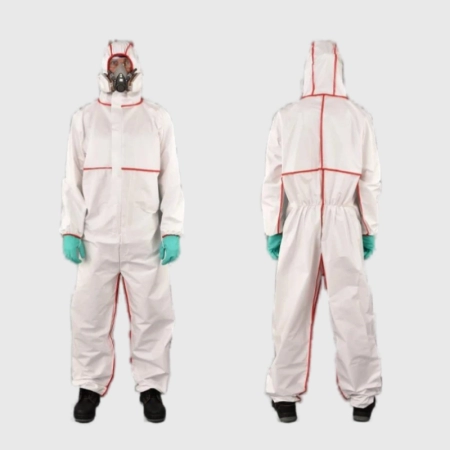 Particulate disposable protective suit