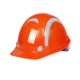 Reflective Vented ABS Safety Helmet (EP-HD003)-orange