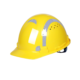 Reflective Vented ABS Safety Helmet (EP-HD003)-yellow