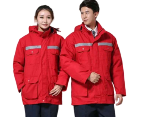 Thick Insulated Winter Work Coat (EP-BD010)-red