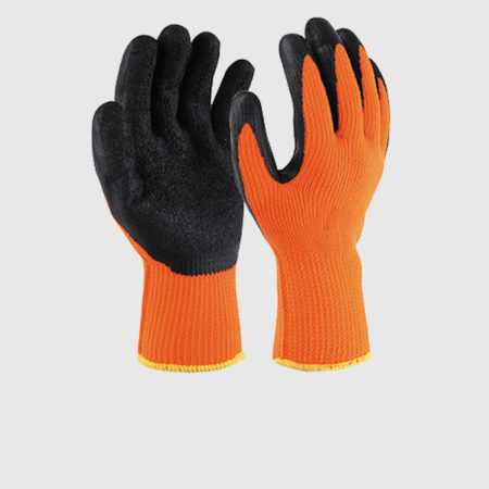 10 Gauge Acrylic Loop Napping Winter Insulated Latex Coated Work Gloves